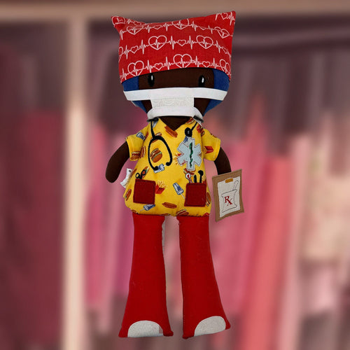 Michael Medic Doll, in another outfit, handmade by Fabri-K-Tions in Louisville, KY