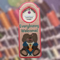 EveryBunny Door Knob Hanger, an embroidered fabric door hanger, handmade in Louisville, KY