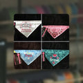 Personalized dog bandana - Series 2 with webbing collar, handmade in Louisville, KY