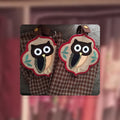 Owl towel topper with a removable tea towel, handmade in Louisville, KY