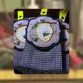 Honey Bee towel topper with a removable tea towel, handmade in Louisville, KY