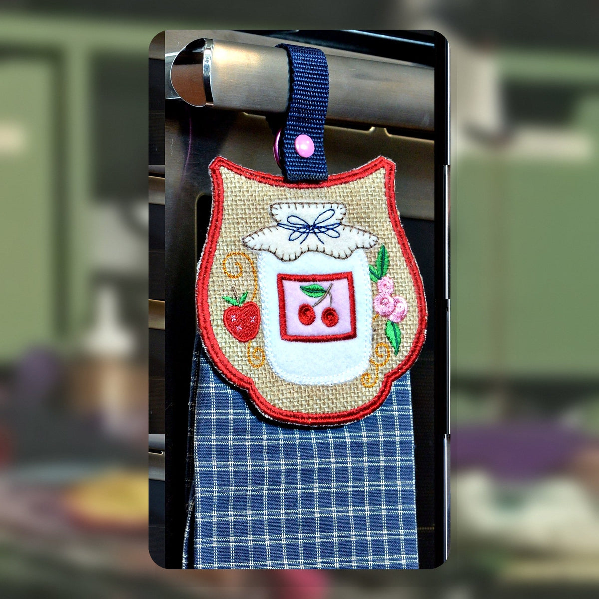 Assorted Designs towel topper with a removable tea towel, handmade in Louisville, KY