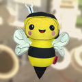 Bee plushie, handmade in Louisville, KY