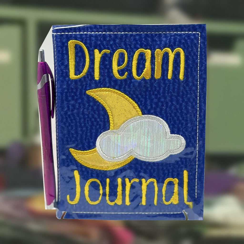 Dream Journal Notebook, handmade by Fabri-K-Tions in Louisville, KY