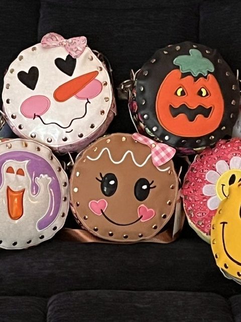 Halloween cookie pouches